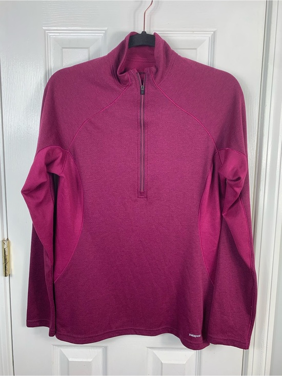 Patagonia Sweaters - Patagonia Womens Medium Capilene Midweight Zip Neck Pullover Size Medium